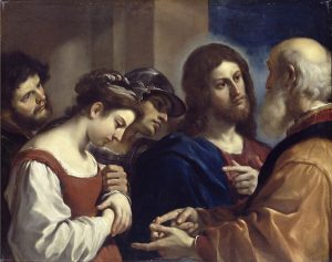 Guercino (1591–1666) La donna adultera - The Woman in Adultery