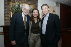 Warren Buffett with Melinda and Bill Gates - Lucis Trust links?