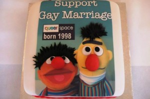 The Politically-motivated cake was baked by another firm.