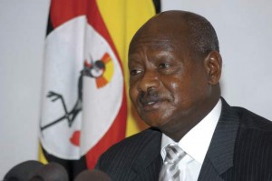 Uganda's President Museveni recently signed a law to criminlaise homosexual propaganda.