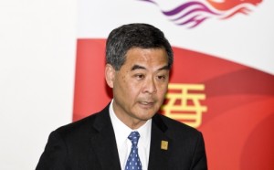 Leung Chung-Ying, Chief Executive of Hong Kong, has spoken of outside interefrence in the democracy protests.