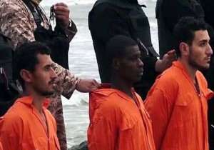 This Chadian man, middle, converted to Christianity after seeing the faith of the other men.