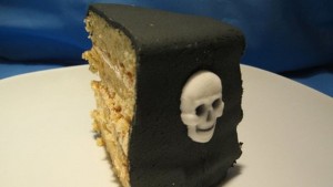 Cakes with black icing and skulls form a big part of Death Cafe, apparently.