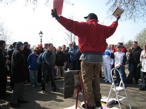 If you are in trouble with the police for preaching at Speakers' Corner or anywhere in the UK, get in touch right now.