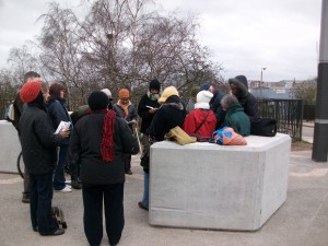 Christian Voice have been meeting at the proposed mega mosque site to pray since January 2007.