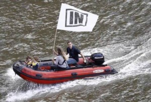 Jo and Brendan Cox joined Bob Geldof's tirade against fishermen on the Thames the day before her tragic murder.