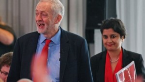 Jeremy Corbyn and Shami Chakrarbati