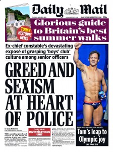 The Daily Mail left Goodfellow out of the picture as well.