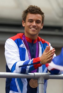 Tom Daley with his bronze medal from London 2012. He was expected to win gold in Rio.