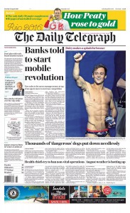 Daley won synchronised bronze on his own, according to the Daily Telegraph