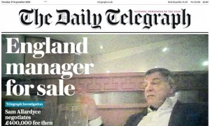 How the Daily Telegraph reported their scoop