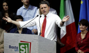 Matteo Renzi, Prime Minister of Italy, wants more power.