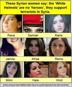 Syrian women have spoken out against the 'White Helmets'