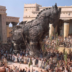 TROJAN HORSE FROM SCENE FROM FILM TROY