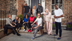 BBC2's pomotional picture of the 'Muslims Like Us' housemates.