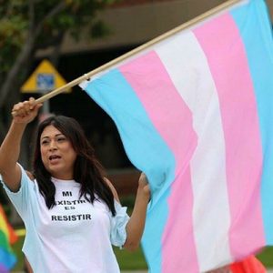 Transgender heckler