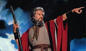 Moses (portrayed here by Charlton Heston) wrote about longevity