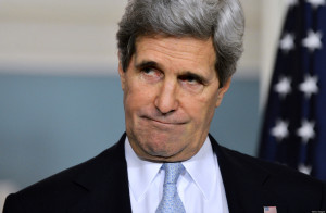 Still annoyed: John Kerry