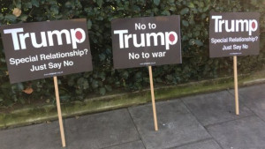 Stop the War cannot see that Trump is a man of peace. It's Hillary they should have worried about.