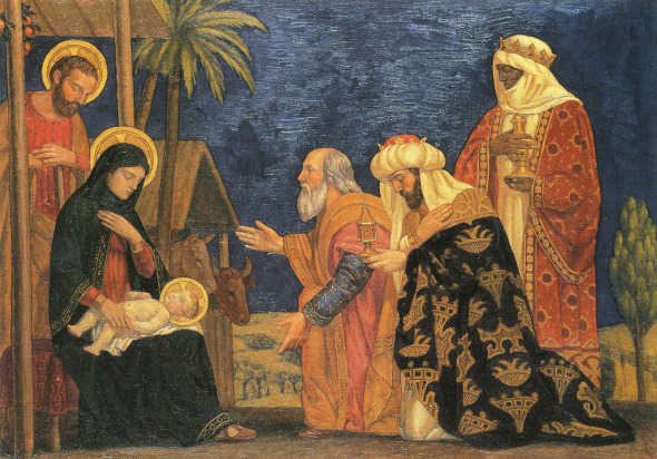 Epiphany: 'The Magi' by Henry Siddons Mowbray (1915)