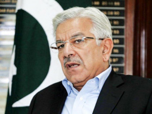 Pakistan Defence Minister Khawaja Muhammad Asif