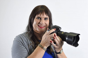 AFC Bournemouth Photographer Steve Cook dressed up as 'Sophie'