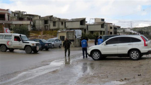 Signs of hope - Syrian engineers prepare to repair the water supply to Damascus