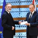 Sir Tim Farrow handing the Article 50 to Donald Tusk has set Avaaz off on a campaign