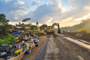 Road-building in Africa: making paths straight, mirroring the way of the Lord.