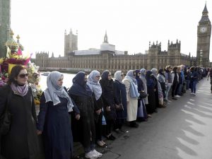 The Muslim women on Westminster Bridge were all Ahmadi