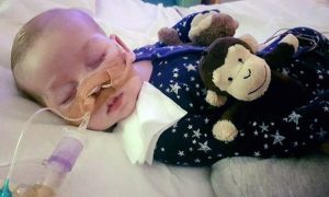 Charlie Gard in Great Ormond Street Hospital
