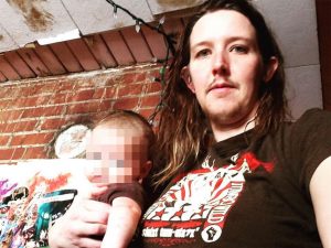 Transgender Kori Doty with her daughter