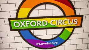 London Underground getting in on the act at Oxford Circus.