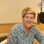 Clare Balding recording
