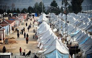 Soros agents flooded syrian refugee camps with leaflets urging them to seek asylum in the EU