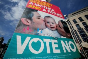 'Vote No' campaigners stressed the family