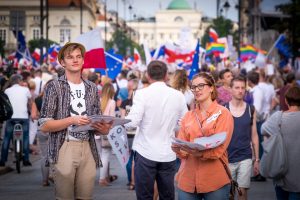 Young churchgoers outnumber non-attenders almost four-to-one in Poland.