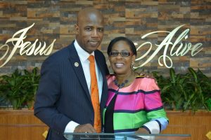Bishop Dr. Victor Gill and his wife Tracey Gill.