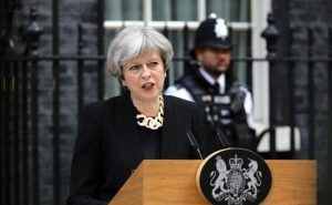 Theresa May announcing a ban on 'Gay Conversion Therapy'