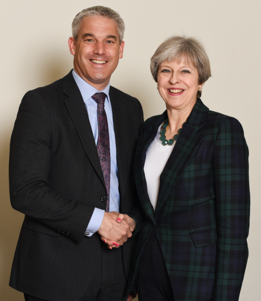 Don’t delay Brexit Day Brexit Secretary Stephen Barclay MP with Prime Minister Theresa May