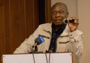 George Kegoro, head of the Kenya Human Rights Commission, in full flow.