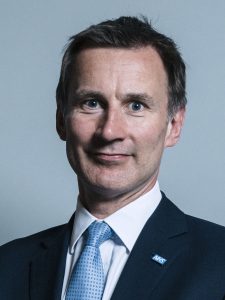 Rt Hon Jeremy Hunt MP. 