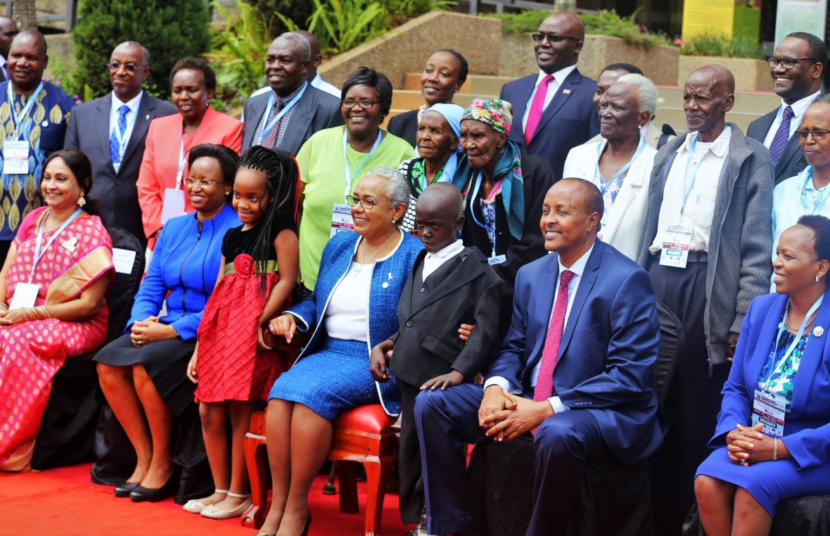 Opposition grows to UNFPA conference Kenya Christian Professionals Forum - First Lady Mrs Margaret Kenyatta is central in the front row.