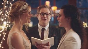 A still from the Zola Ad - no, we are not going to show the dirty girls kissing.