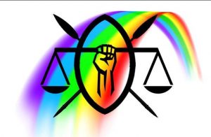 Slide 32: Here's the NG&LHRC logo, desecrating the Kenyan flag.