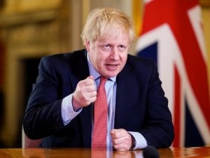 Boris Johnson gives his address