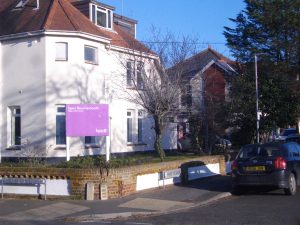 British Pregnancy Advisory Service (sic) building in Ophir Road, Bournemouth.