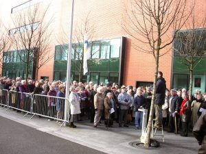 We called Christians to witness outside the Welsh Senedd in Cardiff against blasphemous poetry being read inside. 300 turned up.