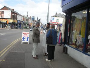 Engaging with Muslims on Alum Rock Road.