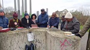 Live-streaming our prayer at West Ham 